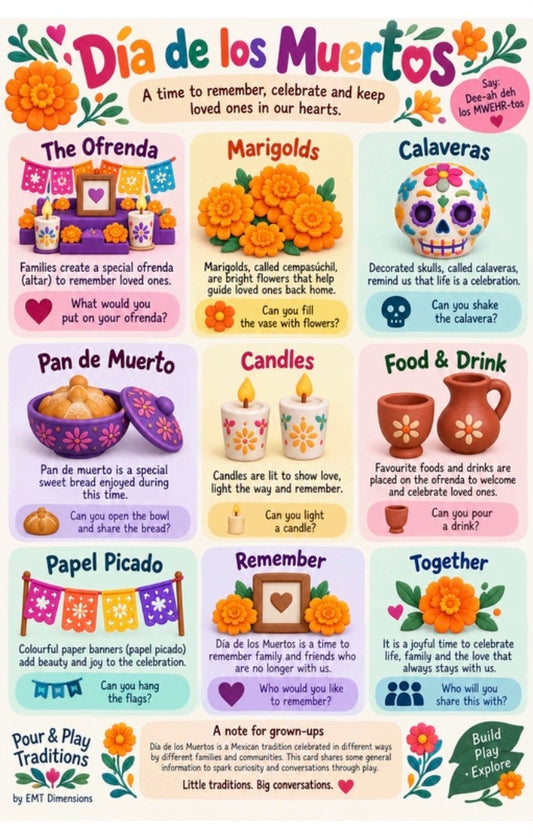 Día de los Muertos Pour & Play Set