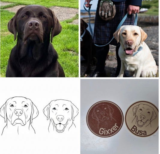 Personalised Pet Coasters