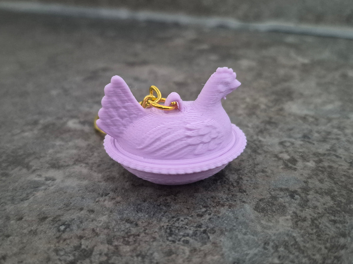 Hen Keyring