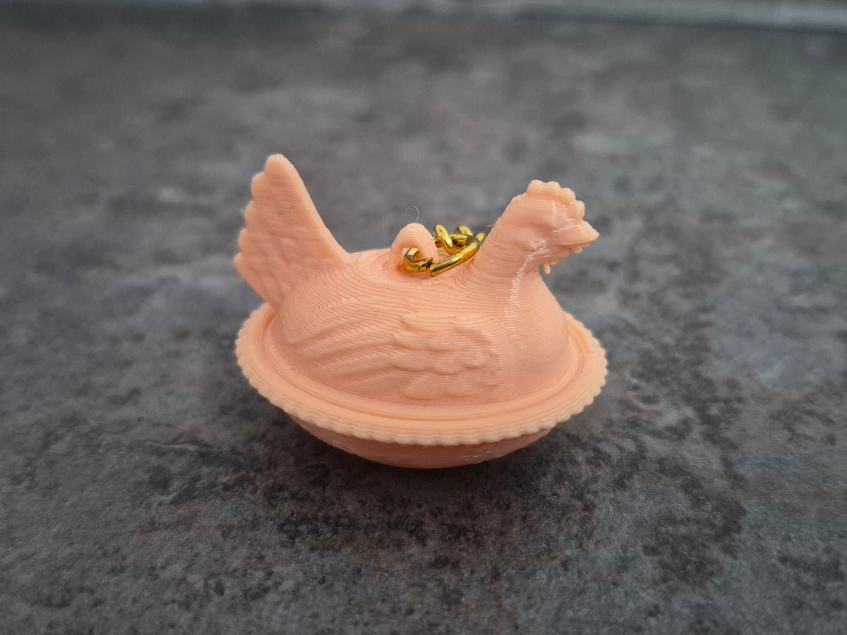 Hen Keyring