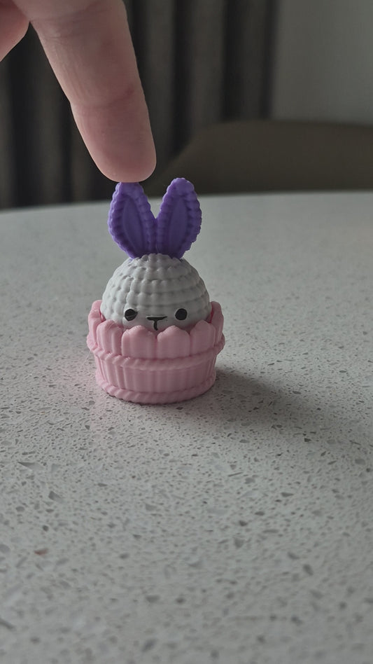 Bunny in basket Clicker fidget