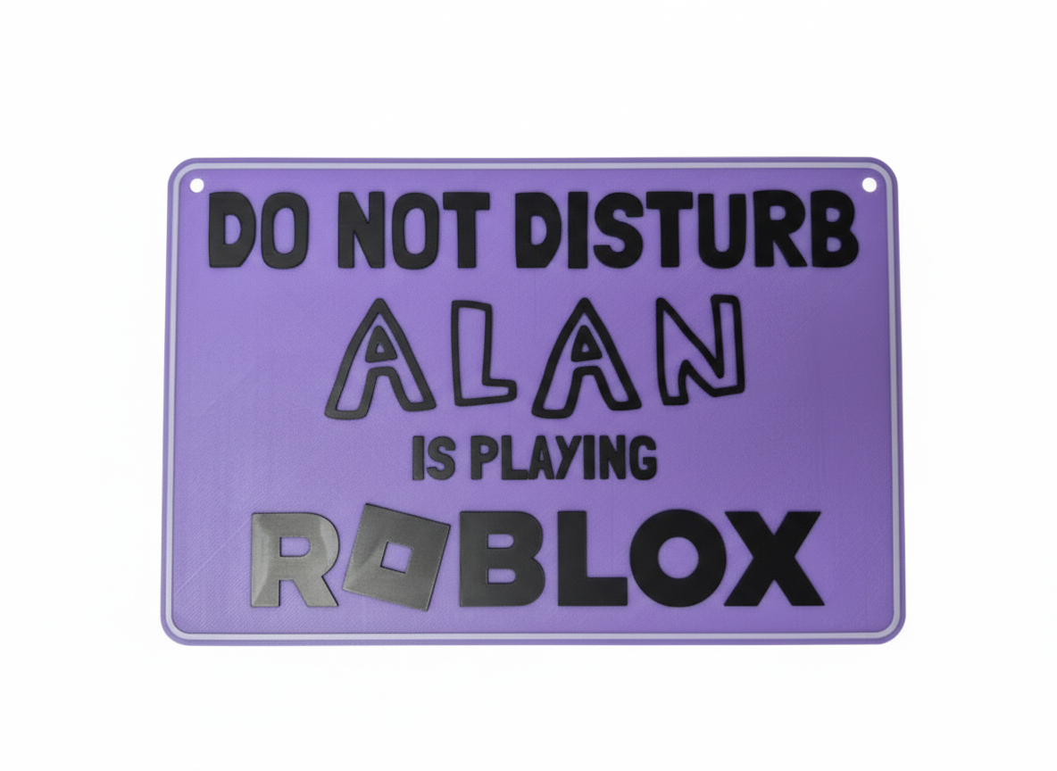 Gamer's Door Sign