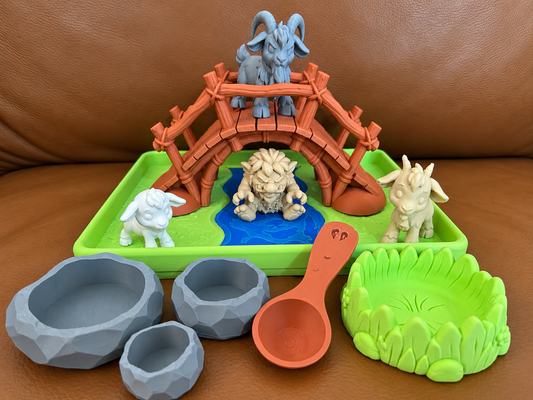 Three Billy Goats Gruff Pour & Play Set