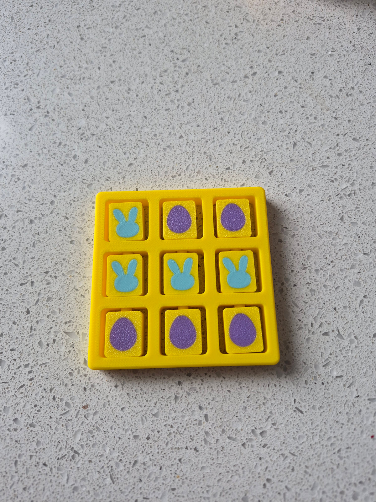 Easter egg tic tac toe