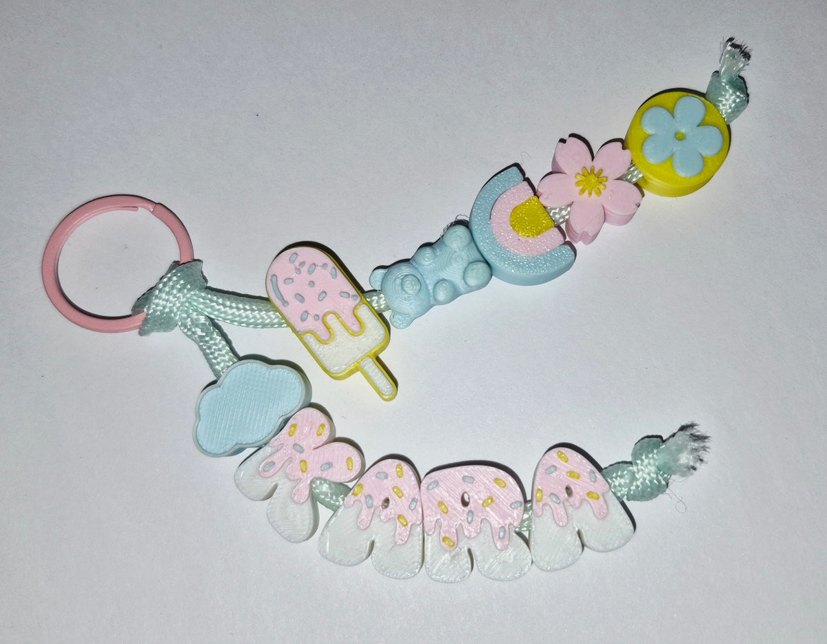 Ice Cream Letters Beads