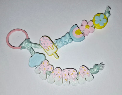 Ice Cream Letters Beads