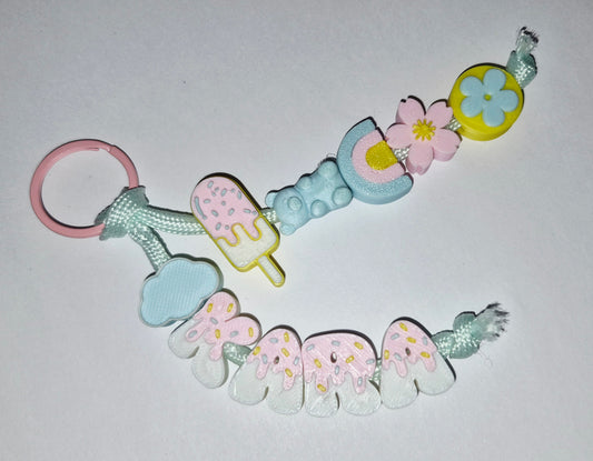 Ice Cream Letters Beads