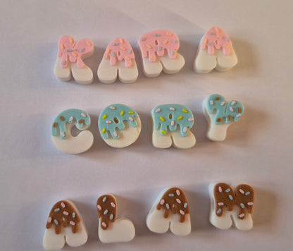 Ice Cream Letters Beads