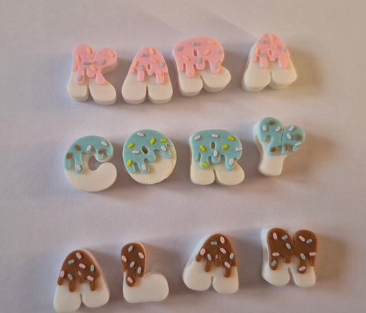 Ice Cream Letters Beads