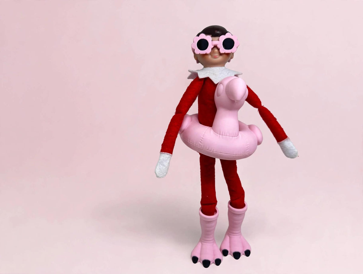 Flamingo floaty Elf Costume