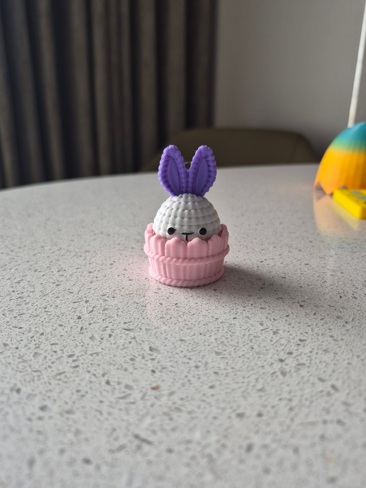 Bunny in basket Clicker fidget