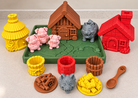 Three Little Pigs Pour & Play Set