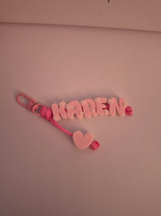 Love Hearts Keychain