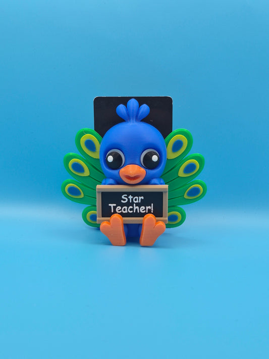 Peacock Gift Card Holder